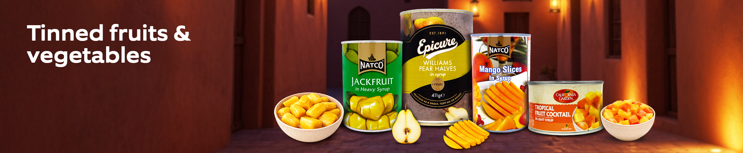 Tinned Fruits & Vegetables